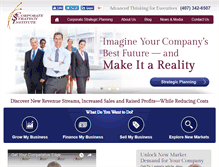 Tablet Screenshot of corporatestrategy.com